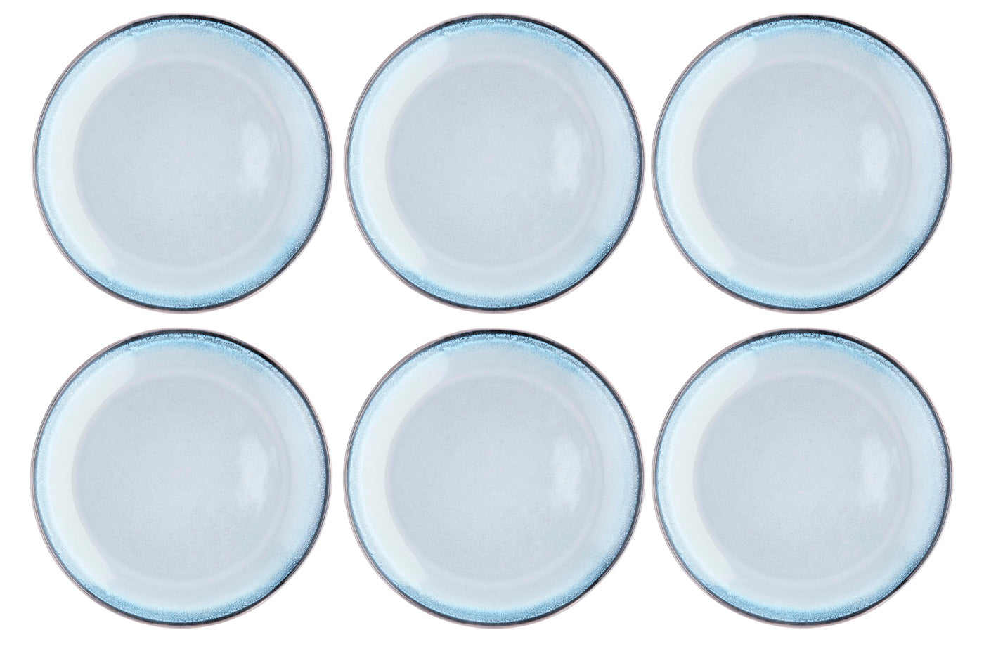 Plate GENESIS O27cm 6 pieces Sea