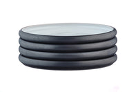 Assiette GOURMET Ø28cm - 4 pièces - Onyx