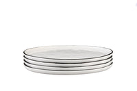 Assiette PURE Ø27,5cm - 4 pièces - Blanc Neige