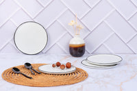 Assiette PURE Ø16,5cm - 4 pièces - Blanc Neige