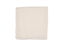 Serviette de table - 6 pièces - Lin et coton blanc crème