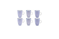 Tasse PATTERN 9cl - 6 pièces - Dark blue