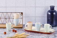 Tasse PATTERN 9cl - 6 pièces - Pastel