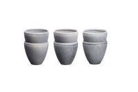 Tasse STONE 15cl - 6 pièces - Gris lune