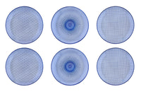 Assiette PATTERN Ø26cm - 6 pièces - Dark blue