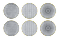 Assiette PATTERN Ø26cm - 6 pièces - Eclipse