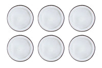 Assiette IRIS Ø26cm - 6 pièces - Blanc ivoire