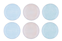 Assiette PATTERN Ø26cm - 6 pièces - Pastel