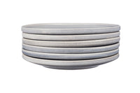 Assiette STONE Ø27,5cm - 6 pièces - Gris lune