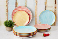 Assiette PATTERN Ø21cm - 6 pièces - Color