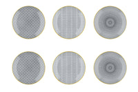 Assiette PATTERN Ø21cm - 6 pièces - Eclipse