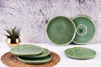 Assiette MAGMA Ø20cm - 6 pièces - Menthe