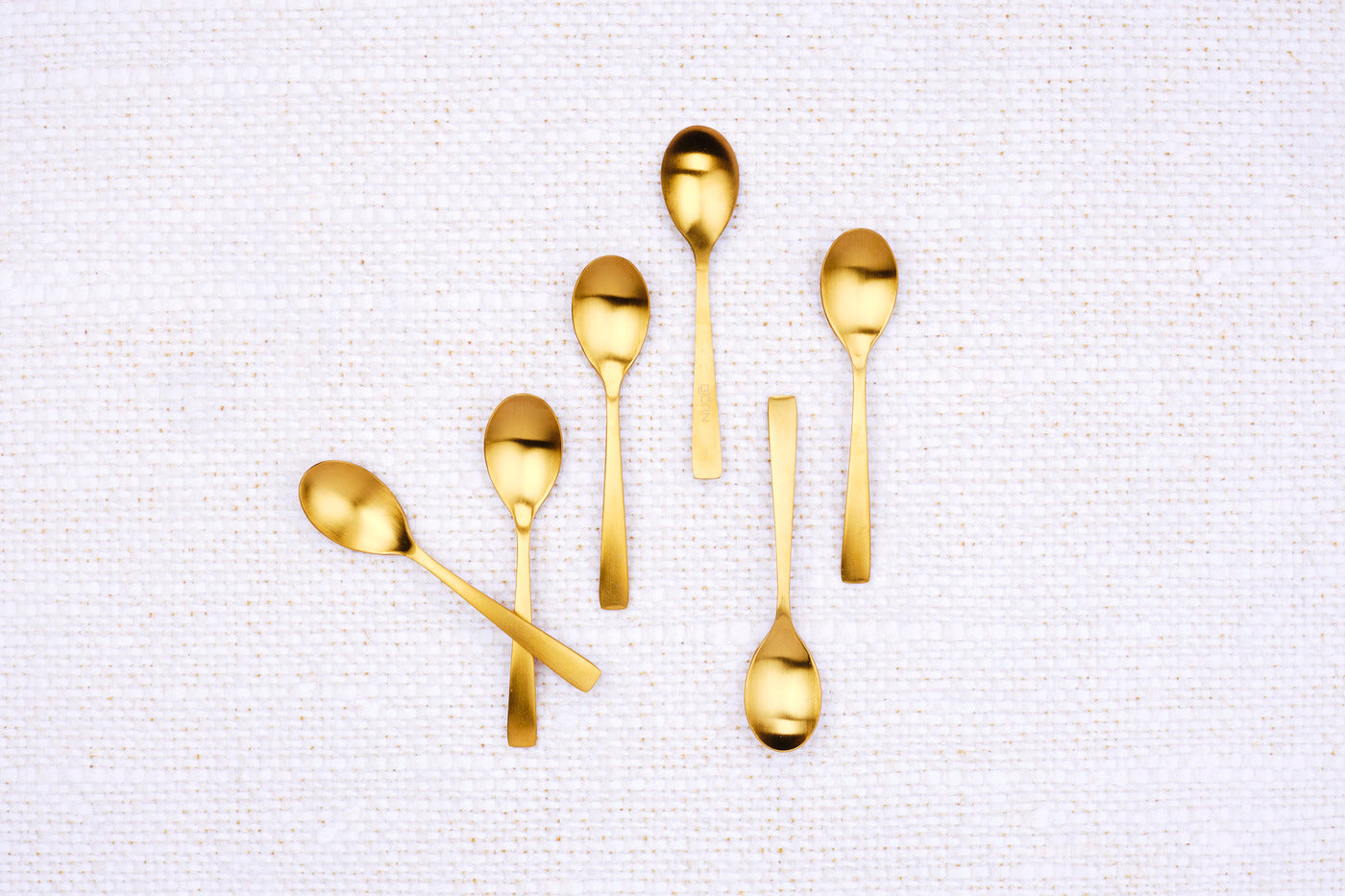 Coffret 6 petites cuillères Emund - Gold